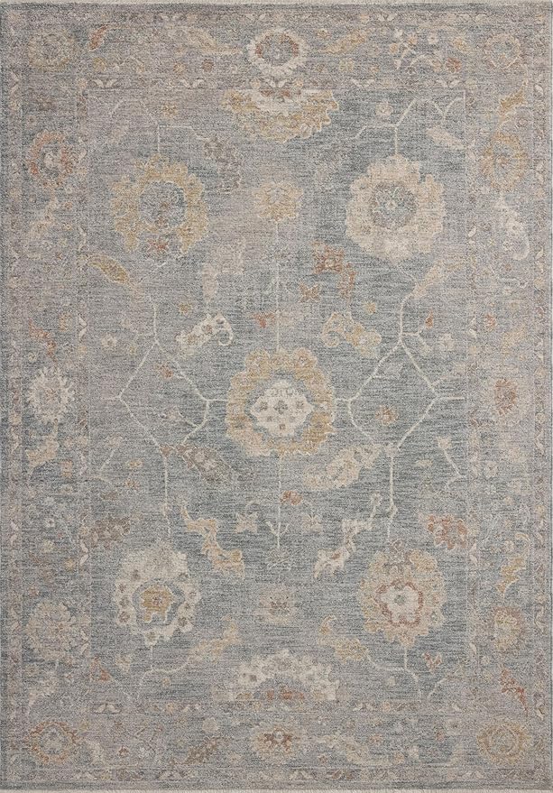 Loloi Chris Loves Julia Louisa Collection LOI-02 Ocean/Sunset 9'-6" x 13'-1", .38" Pile Height, Area Rug