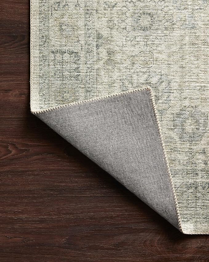 Loloi Skye Collection SKY-14 Natural/Sage 8'-0" x 8'-0" Round Area Rug