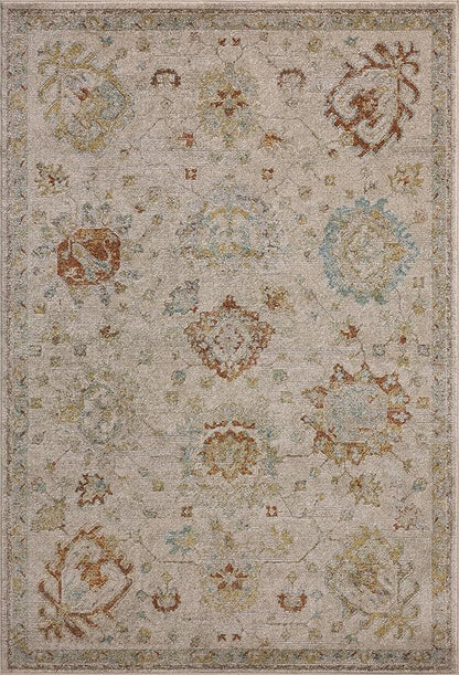 Loloi Magnolia Home by Joanna Gaines Mona Collection MOA-02 Oatmeal/Multi 10'-0" x 14'-0" Area Rug