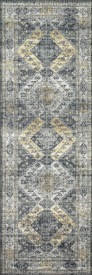 Loloi Skye Collection SKY-09 Graphite/Silver 8'-0" x 8'-0" Round Area Rug