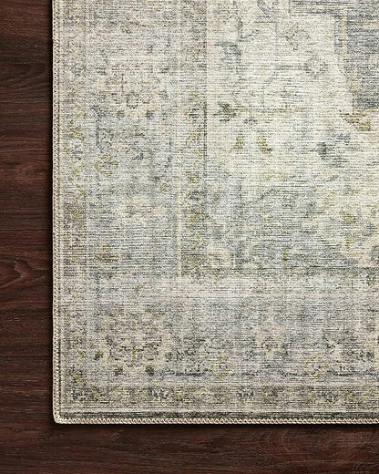 Loloi II Skye Collection SKY-12 Charcoal/Dove 5'-0" x 7'-6" Area Rug