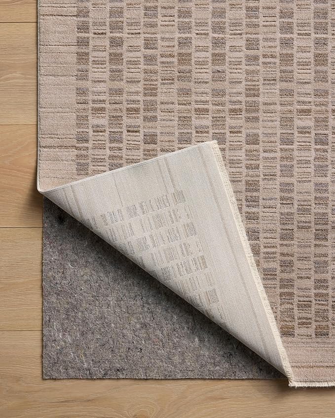 Loloi Amber Lewis Cali Collection CIL-02 Natural/Slate 11'-6" x 15'-7", .25" Pile Height, Area Rug