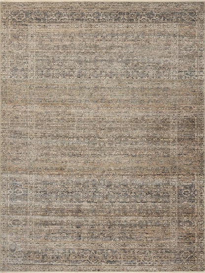 Loloi Amber Lewis Molly Collection MOL-04 Navy/Blush 7'-10" x 10' Low Pile Area Rug