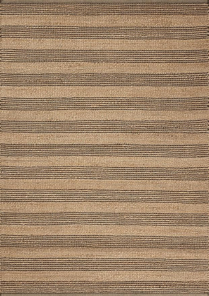 Loloi Chris Loves Julia Judy Collection JUD-06 Natural/Chocolate 5'-0" x 7'-6" Area Rug