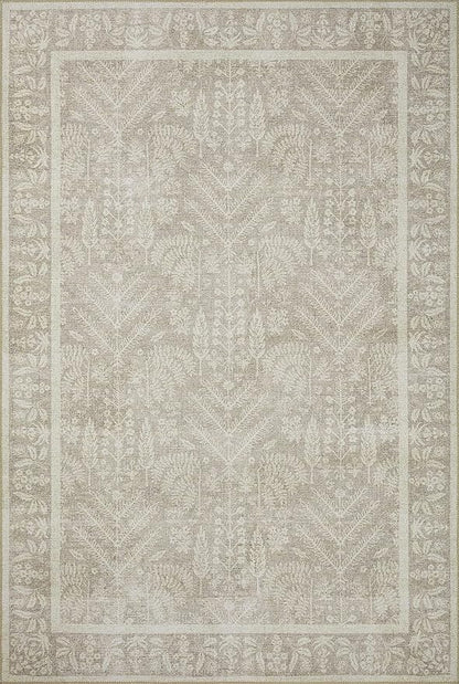 Loloi Rifle Paper Co. Maison Collection MAO-02 Bough Natural 8'-4" x 11'-6", .19" Pile Height, Area Rug