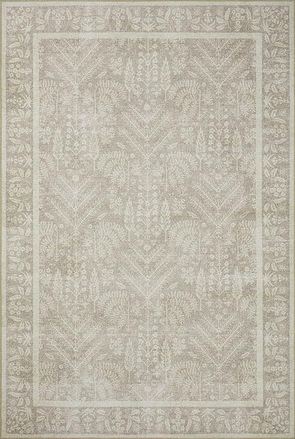 Loloi Rifle Paper Co. Maison Collection MAO-02 Bough Natural 5'-0" x 7'-6", .19" Pile Height, Area Rug