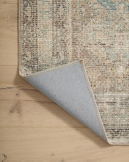 Loloi Angela Rose Aubrey Collection AUB-03 Jade/Natural 5'-0" x 7'-0", .19" Pile Height, Area Rug