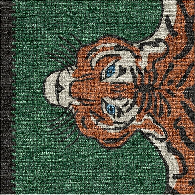 RUGGABLE x Jonathan Adler Machine Washable Modern Area Rug – Tiger Emerald 6x9, Stain-Resistant, Non-Slip – Medium Rugs for Living Room, Bedroom, Hallway, Entryway & Office–with Cushioned Pad