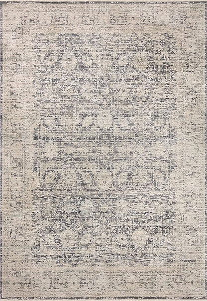 Loloi Amber Lewis Alie Collection ALE-05 Charcoal/Beige 5'-3'' x 7'-9'', .13'' Pile Height, Area Rug