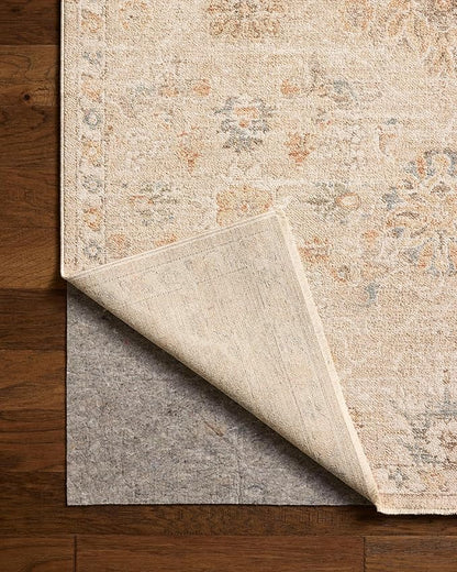 Loloi Chris Loves Julia Palma Collection PLM-11 Natural/Multi 2'-3" x 3'-10" Fringe Accent Rug Vintage Style Boho Living Room Bedroom Carpet