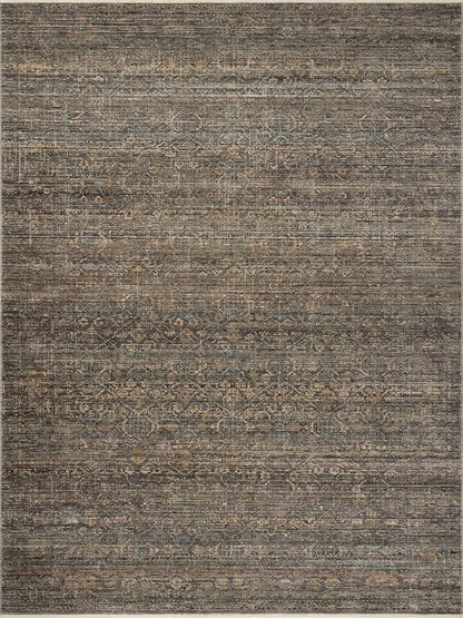Loloi Amber Lewis Molly Collection MOL-05 Lagoon/Natural 8'-6" x 12' Low Pile Area Rug