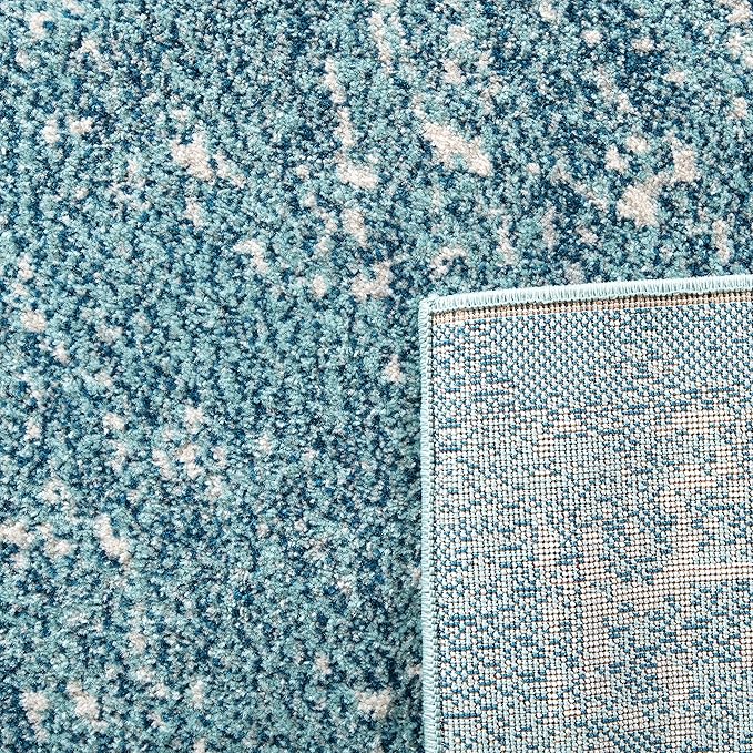 SAFAVIEH Evoke Collection 2'2" x 4' Blue/Ivory EVK256C Oriental Distressed Non-Shedding Living Room Bedroom Accent Rug