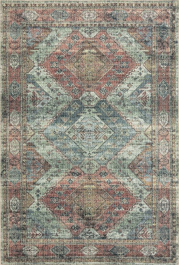 Loloi II Skye Collection SKY-06 Apricot/Mist 2'-3" x 3'-9" Accent Rug