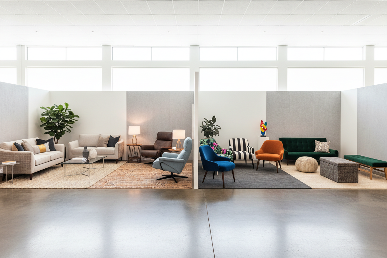 Sofas & LoveseatsReclinersAccent ChairsBenches & Ottomans